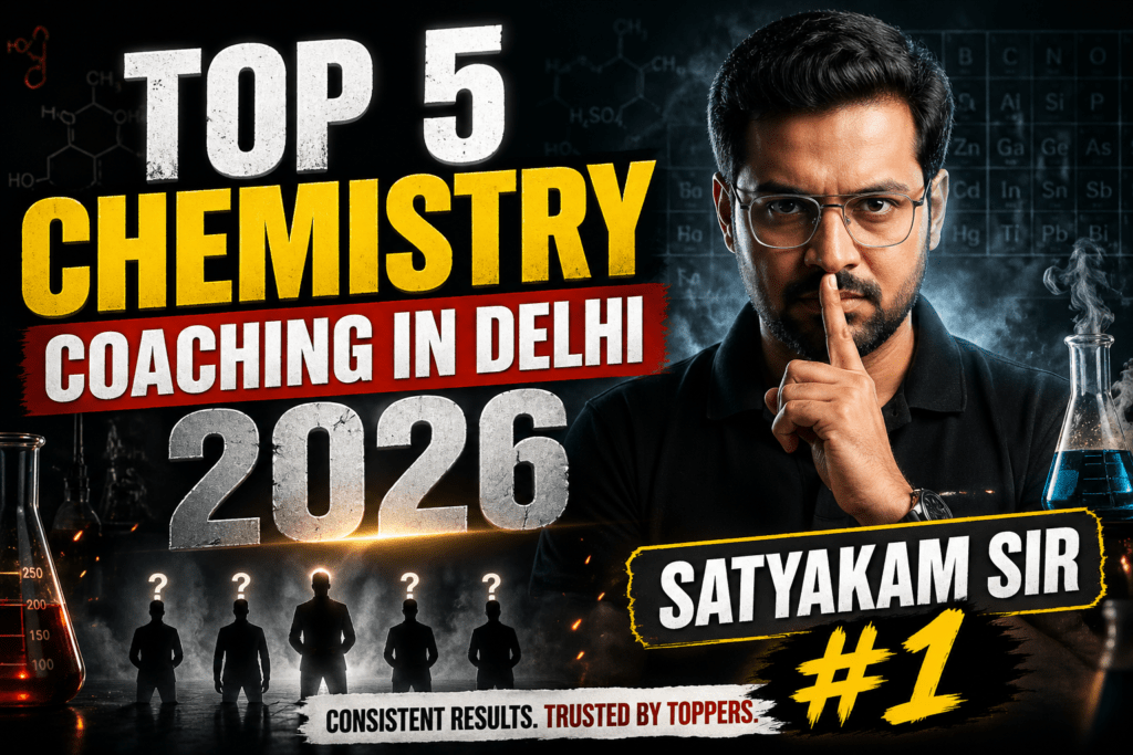Top 5 Chemistry Coaching in Delhi 2026 Satyakam Sir #1