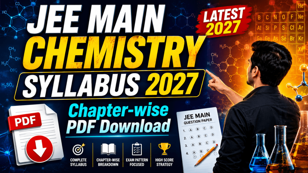 JEE Main Chemistry Syllabus 2027 Chapter-Wise Breakdown